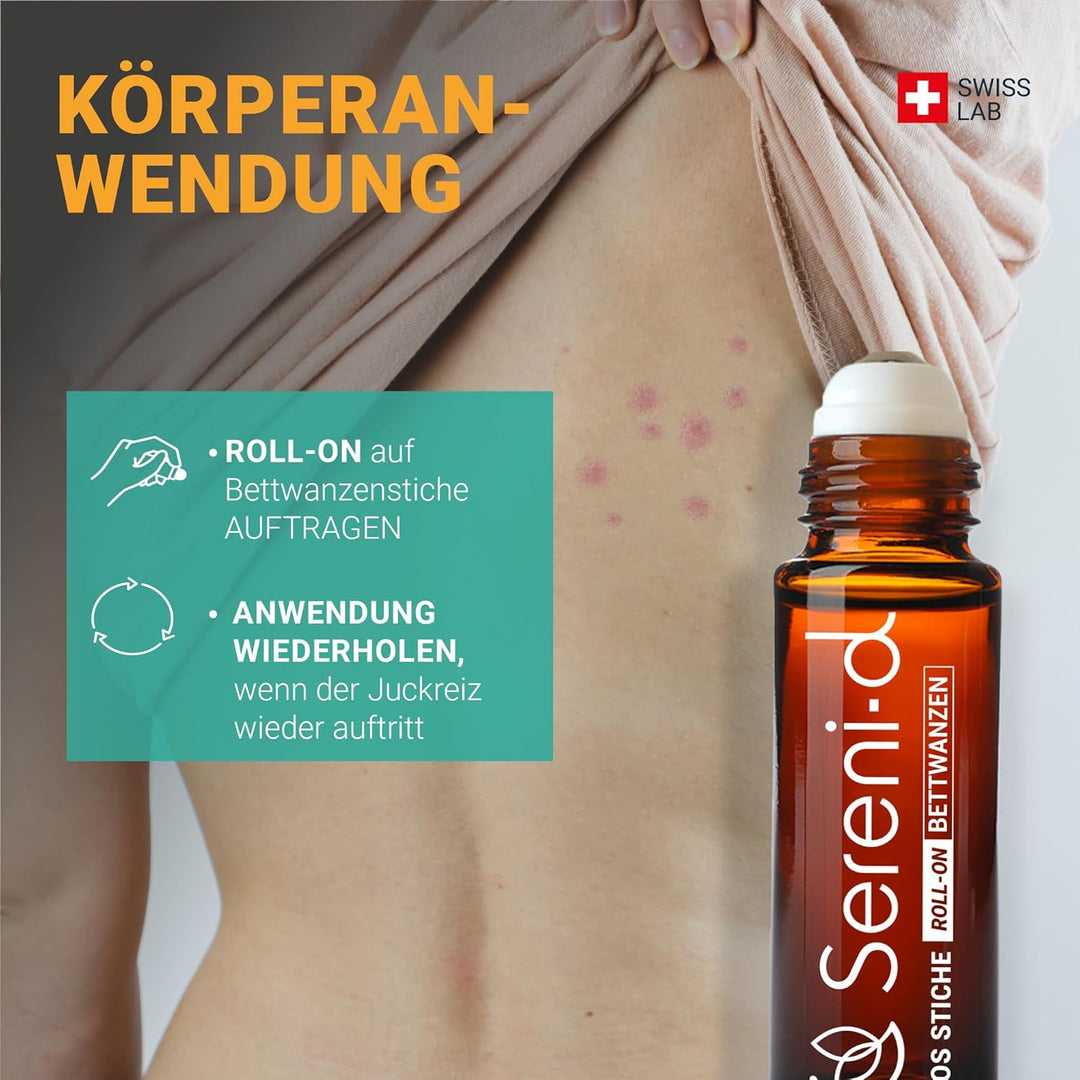 ROLL-ON Apaisant Bettwanzenbisse - Lindert Bettwanzenbisse sofort - 5mL