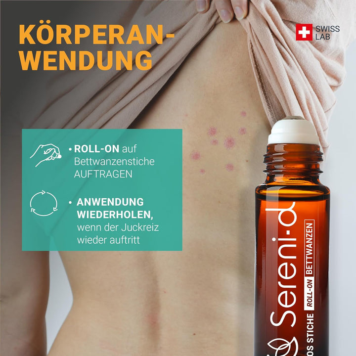 ROLL-ON Apaisant Bettwanzenbisse - Lindert Bettwanzenbisse sofort - 5mL