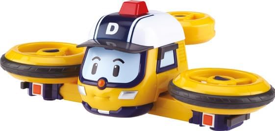 Silverlit – Robocar Poli – Drooney – 2-in-1 Transformierbare Fahrzeugfigur – Beweglicher Roboter – 1
