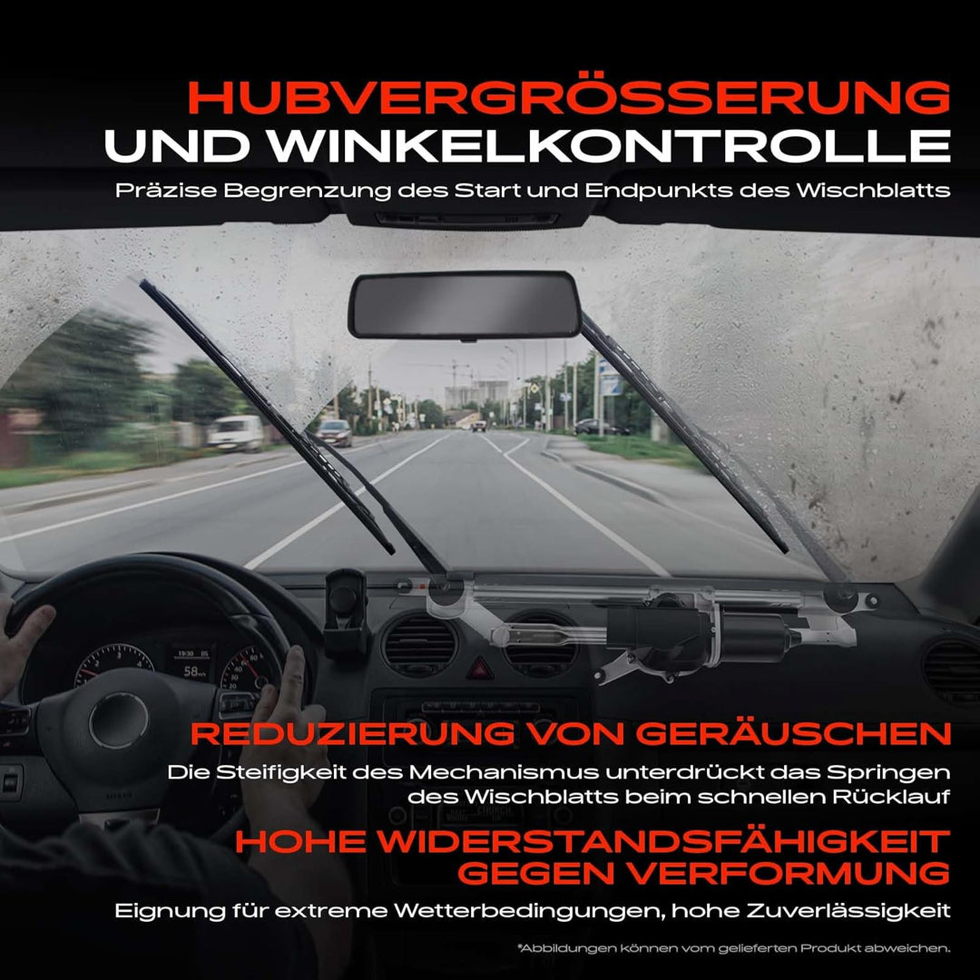 Frankberg Wischergestänge mit Wischermotor Vorne für Avensis T25_ T25 Corolla_E12_ ZZE12_ _E12J_ 1.4