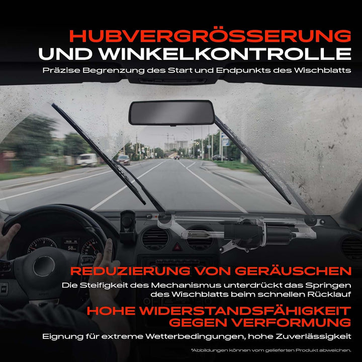 Frankberg Wischergestänge mit Wischermotor Vorne für Panda 169 1.1L 1.2L 1.3L 1.4L 2003-2012 4680452
