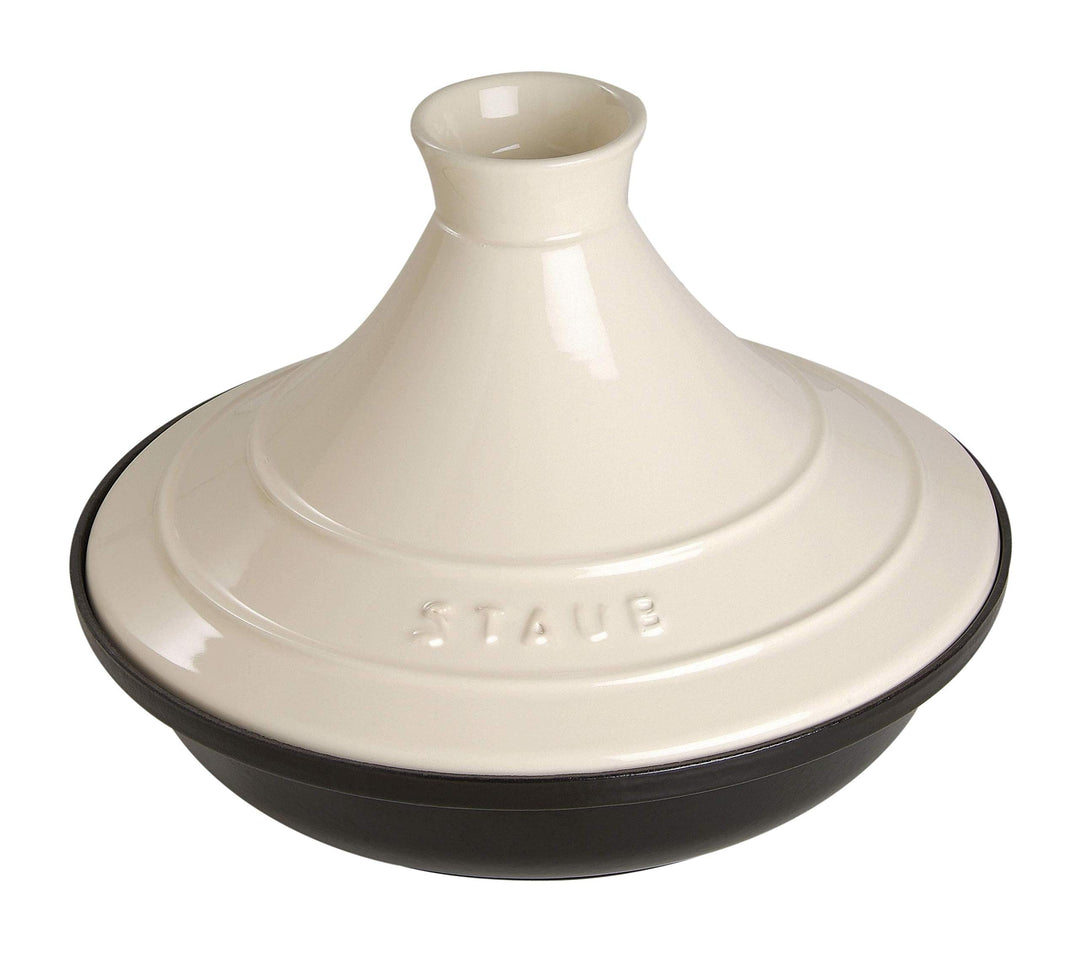 Staub 40509-394-0 Tajine, mit Sockel aus Gusseisen, Deckel aus Keramik, 20 cm, aus Gusseisen,