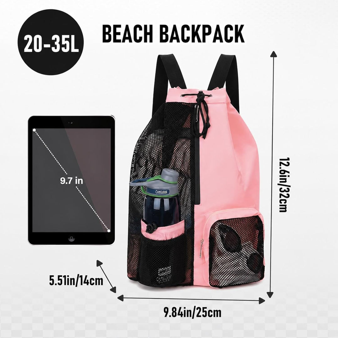 Schwimmbeutel Wasserdicht Kinder, Swimming Bag, Tasche Schwimmunterricht Kinder, Mesh Schwimmrucksac