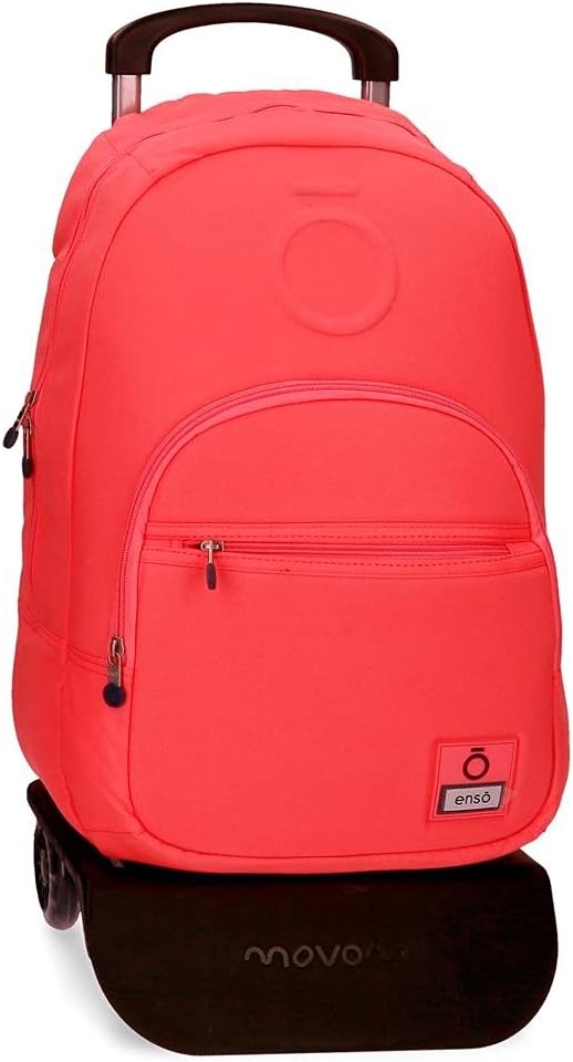 Enso Basic Rucksack mit Trolley Orange 32x46x15 cms Polyester für 15,6"-Laptop 22.1L Koralle Rucksac