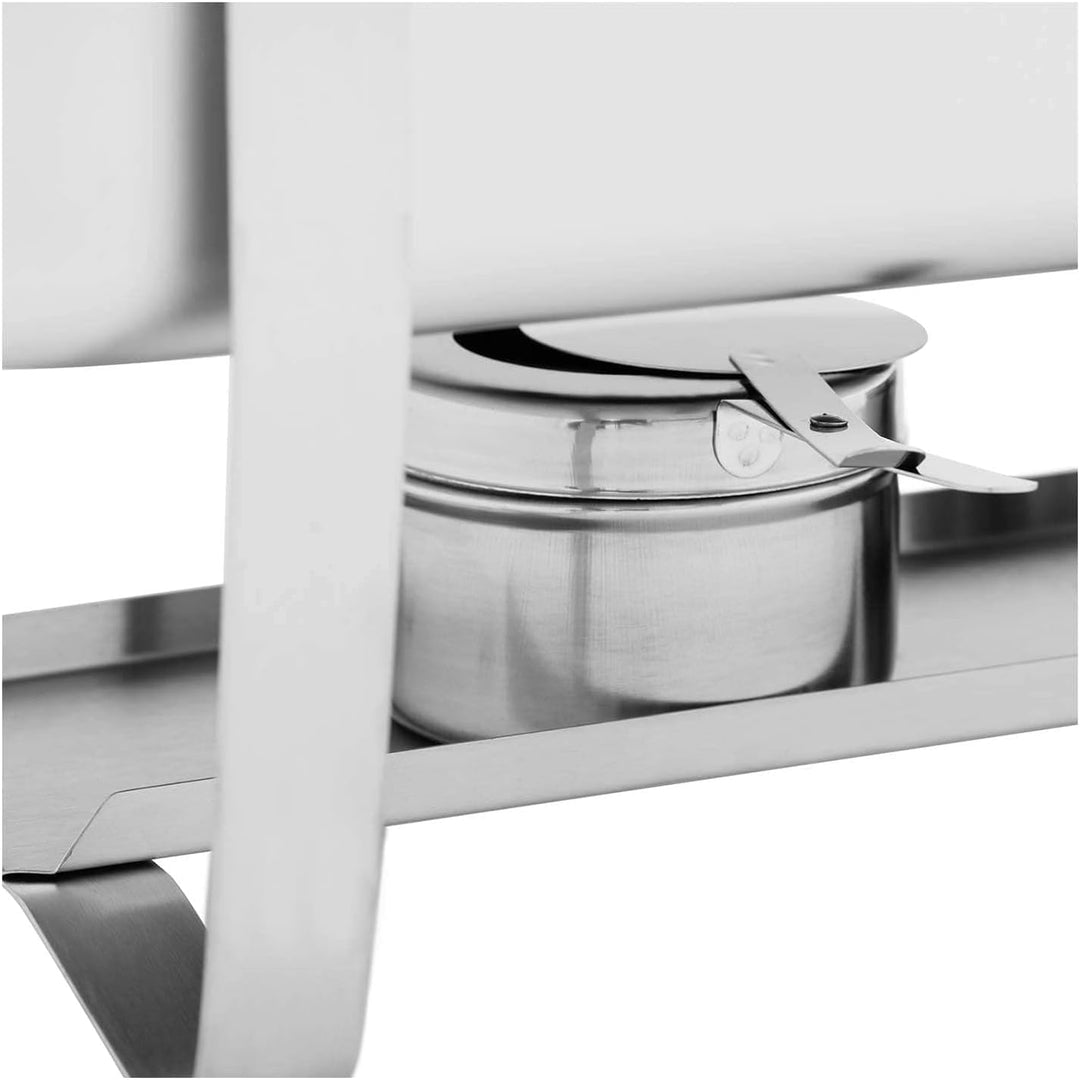 Royal Catering RCCD_RT20_2X9L Chafing Dish Set 2-teilig 2 x 8 L inkl. GN Behälter Warmhaltebehälter