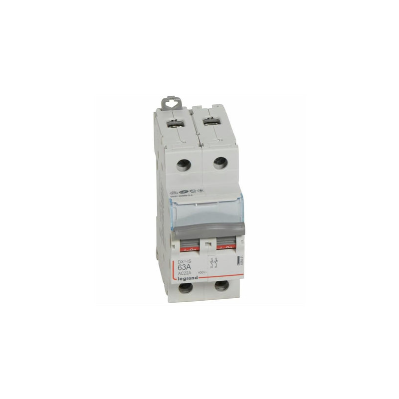 Legrand 406441 DX³-IS Schalter, 2P, 400V, 63A, 2 Module