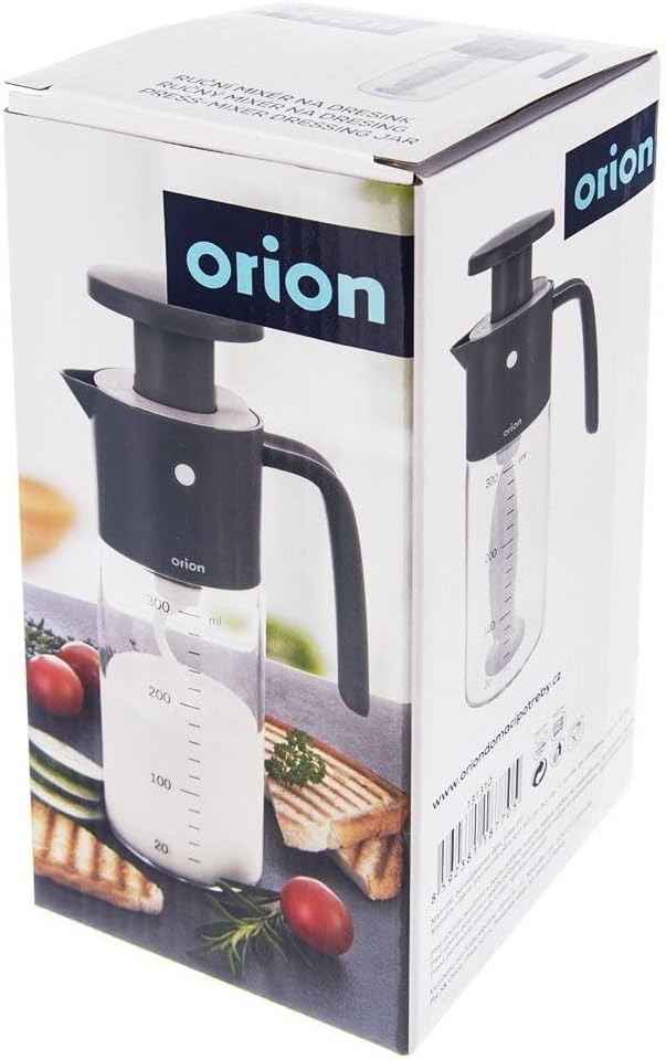 orion group Salatdressing Flasche zum Mischen von Olivenöl und Dressing manueller Ölmixer Olivenölfl