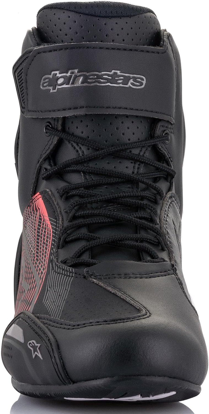 Alpinestars Damen Stella Faster-3 Shoes Black/SilverSchuhe 37.5 EU Black Gun Metal Diva Pink, 37.5 E