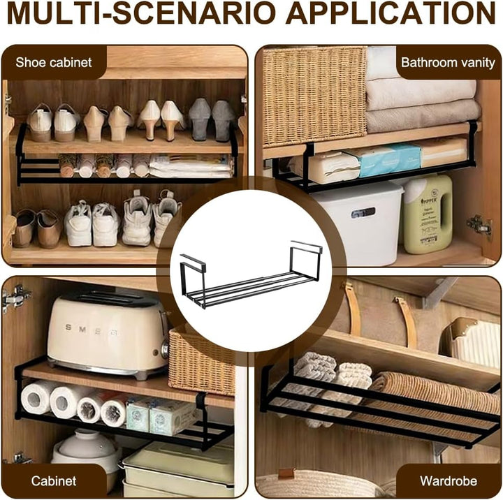 Erweiterbarer Hängender Schrank Organizer 40-70cm | Stilvoll & Einfach zu Installiere | Für Küche, K