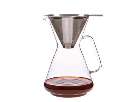 Trendglas Jena 123017 Coffee &amp; More Kaffeebereiter Brasil I-S mit Edelstahlfilter, Fassungsvermögen