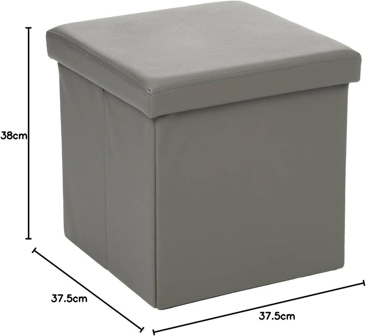 Klappbarer Sitzsack grau - Grau - Atmosphera créateur d'intérieur Grau Taupe, Grau Taupe