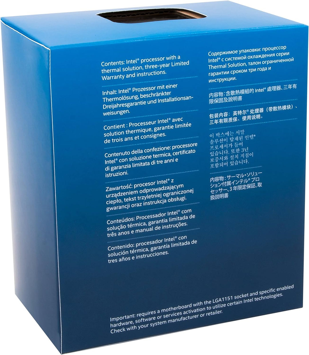Intel 51W Core i3-7320 Kaby Lake Dual-Core 4.1 GHz LGA 1151 Desktop-Prozessor Intel HD Graphics 630