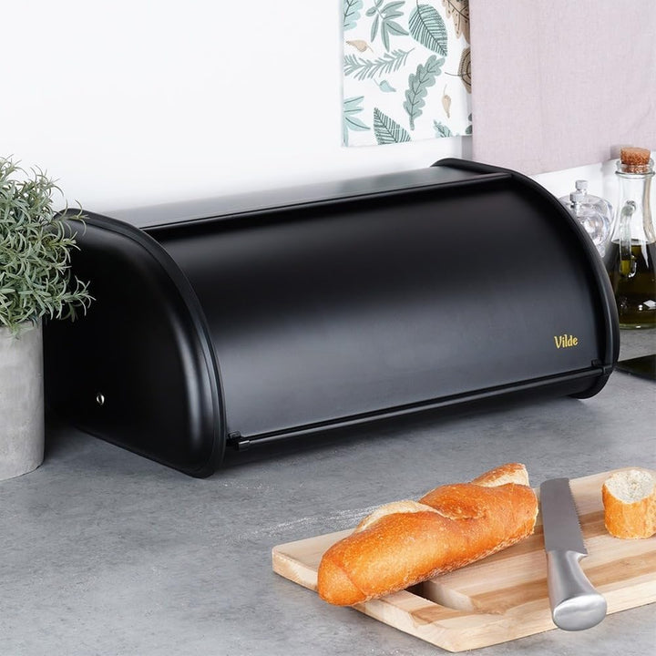 Vilde - Brotkasten metall - Brotbox- Brotbehälter aus Stahl - Bread box - Brot aufbewahrungsbox - sc