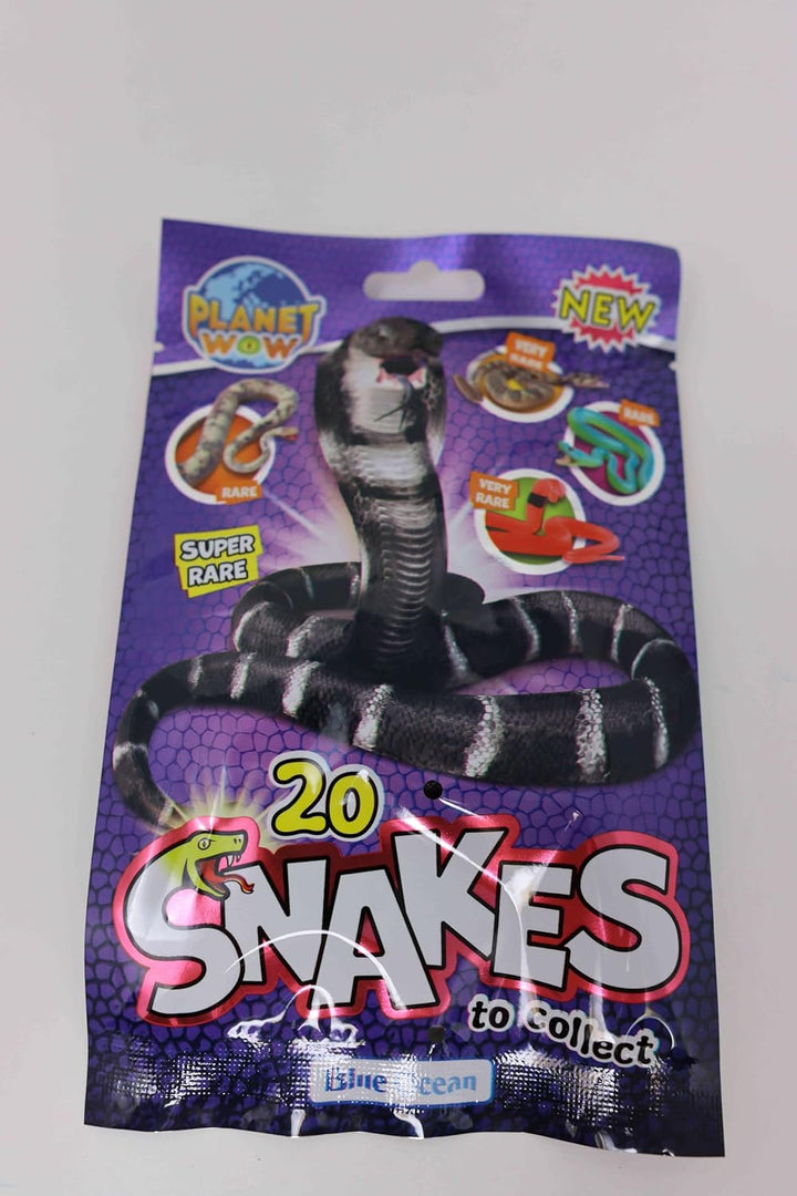 Generisch Blue Ocean Snakes Sammelfiguren 2024 - Planet Wow Farbwechsel Schlange Figur - 1 Display