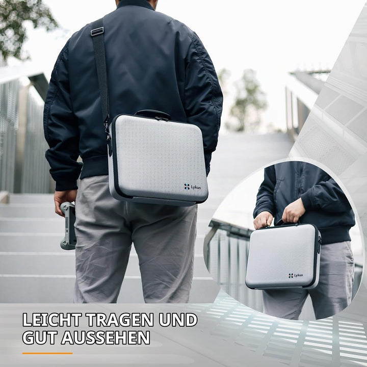 Lykus Spartan MM400 Tasche/Koffer/Case/Bag/Tragetasche für DJI Mini 4 Pro/Mini 3/Mini 3 Pro, Passend