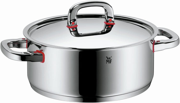 WMF Premium One Topfset Induktion 5-teilig, Kochtopf Set mit Metalldeckel, Cromargan Edelstahl polie