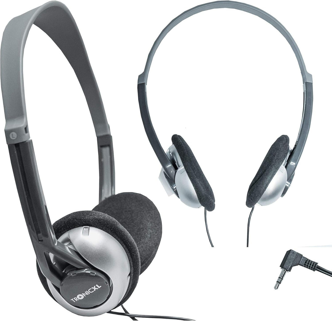 Fernseh Kopfhörer 6m langes Kabel Kopfbügel kompatibel mit für Fernseher Samsung LG Sony Toshiba DYO