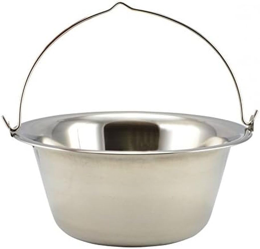 Perfect Home Gulaschkessel, 14 Liter, Edelstahl, Silber, Klassisch, Traditionelle ungarische Handwer