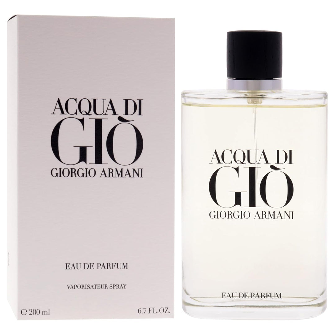 GIORGIO ARMANI, Acqua di Gio Pour Homme, Eau de Parfum, Refillable, Herrenduft, 200 ml