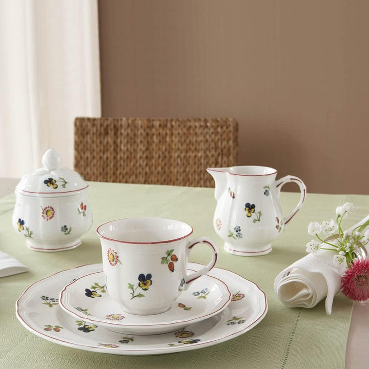 Villeroy und Boch Petite Fleur Milchkännchen, 250 ml, Höhe: 7,5 cm, Premium Porzellan, Bunt, Milchkä