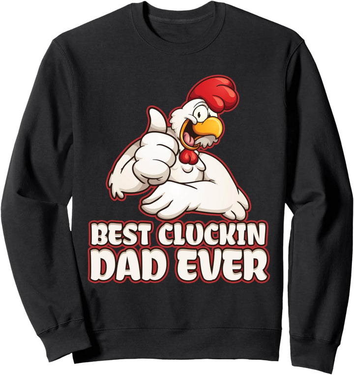 Huhn Hintern Lustige Huhn Papa Geschenke für Geflügelzüchter Sweatshirt