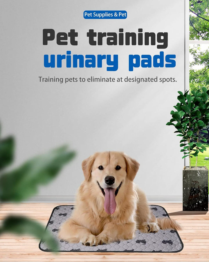 Waschbar Haustier-Urinunterlage,Wiederverwendbare Hundetöpfchen-Trainingsmatte, Super Absorbent Pupp