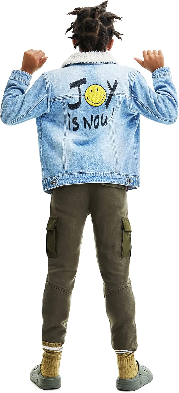 Desigual Boy's CHAQ_NEPTU 5053 Denim MEDIUM WASH, Blue, 9/10