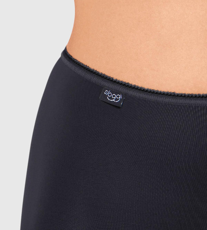 Sloggi Damen Slip (3er Pack) 40 Schwarz (Black 04), 40 Schwarz (Black 04)