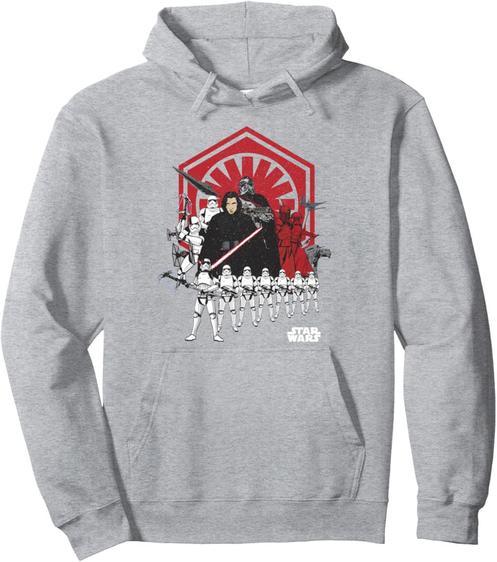 Star Wars Last Jedi Kylo Ren First Order Assemble Pullover Hoodie