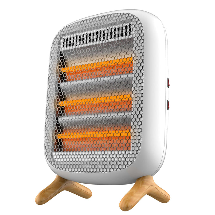 Cecotec ReadyWarm 1200 Infrarot-Heizstrahler, 1200 W, 3 Heizstufen, seitliche Schalter, Tragegriff,