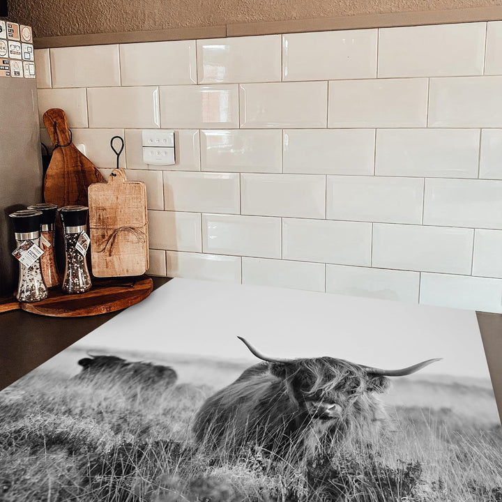 KitchenYeah© Herdabdeckplatte Einteilig Ceranfeld Abdeckplatte Küche Deko Ceranfeldabdeckung Herdabd