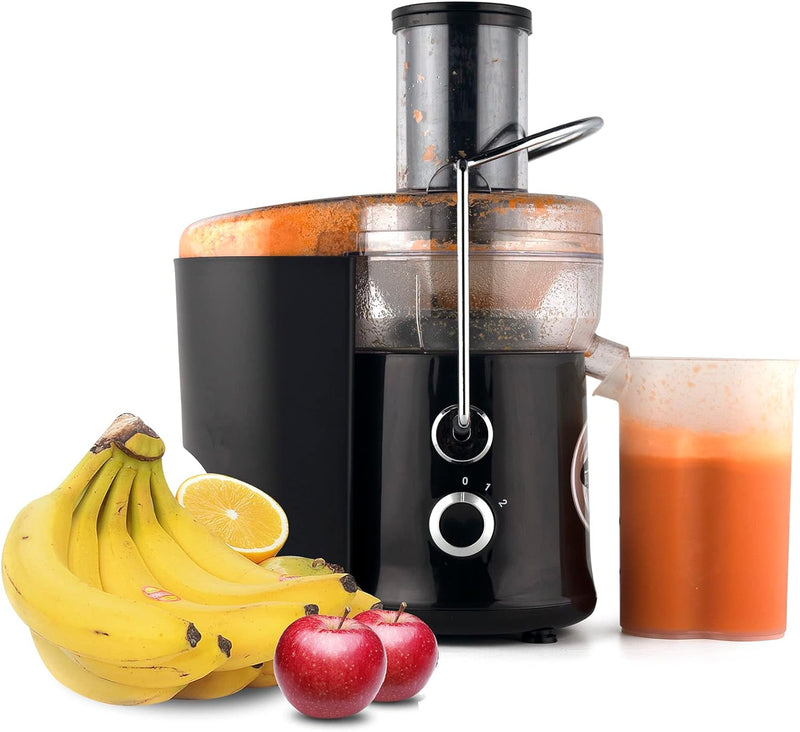 Starlyf XL Juicer Leistungsstarke Saftpresse 600 W, 2 Geschwindigkeiten, BPA-frei, für die Küche, Ex