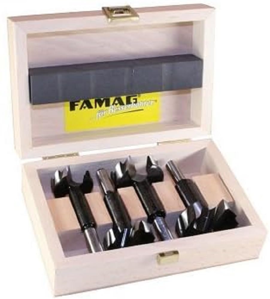 FAMAG Bormax 2.0 WS-Forstnerbohrersatz 4-teilig D=35,40,45,50mm im Holzkasten Satz 4tlg. D=35,40,45,