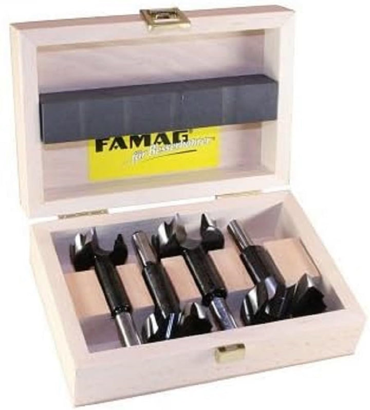 FAMAG Bormax 2.0 WS-Forstnerbohrersatz 4-teilig D=35,40,45,50mm im Holzkasten Satz 4tlg. D=35,40,45,