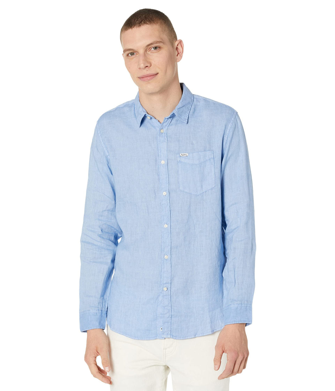 Pepe Jeans Herren Parkers Shirt XXL Blue (Dazed Blue), XXL Blue (Dazed Blue)