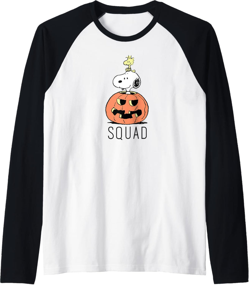 Peanuts Halloween Snoopy and Woodstock Kader Raglan