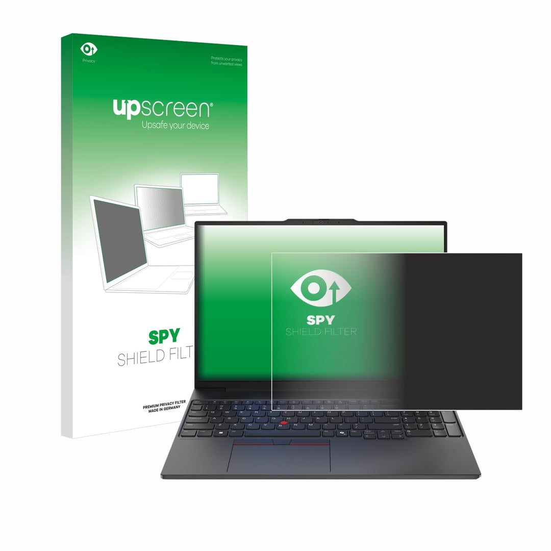 upscreen Blickschutzfilter für Lenovo ThinkPad E16 Gen 2 | , Anti-Spy Displayschutz Made in Germany,