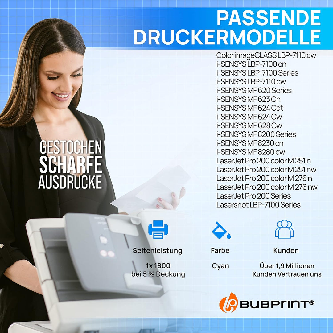 Bubprint Toner kompatibel als Ersatz für HP 131A CF211A für Laserjet Pro 200 Color MFP m276nw M276n