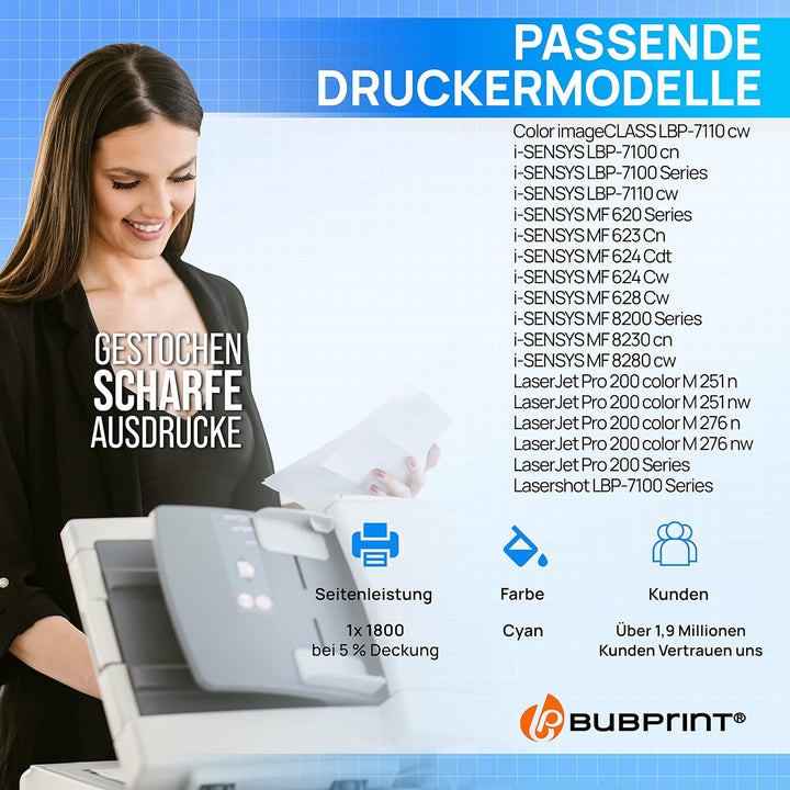 Bubprint Toner kompatibel als Ersatz für HP 131A CF211A für Laserjet Pro 200 Color MFP m276nw M276n