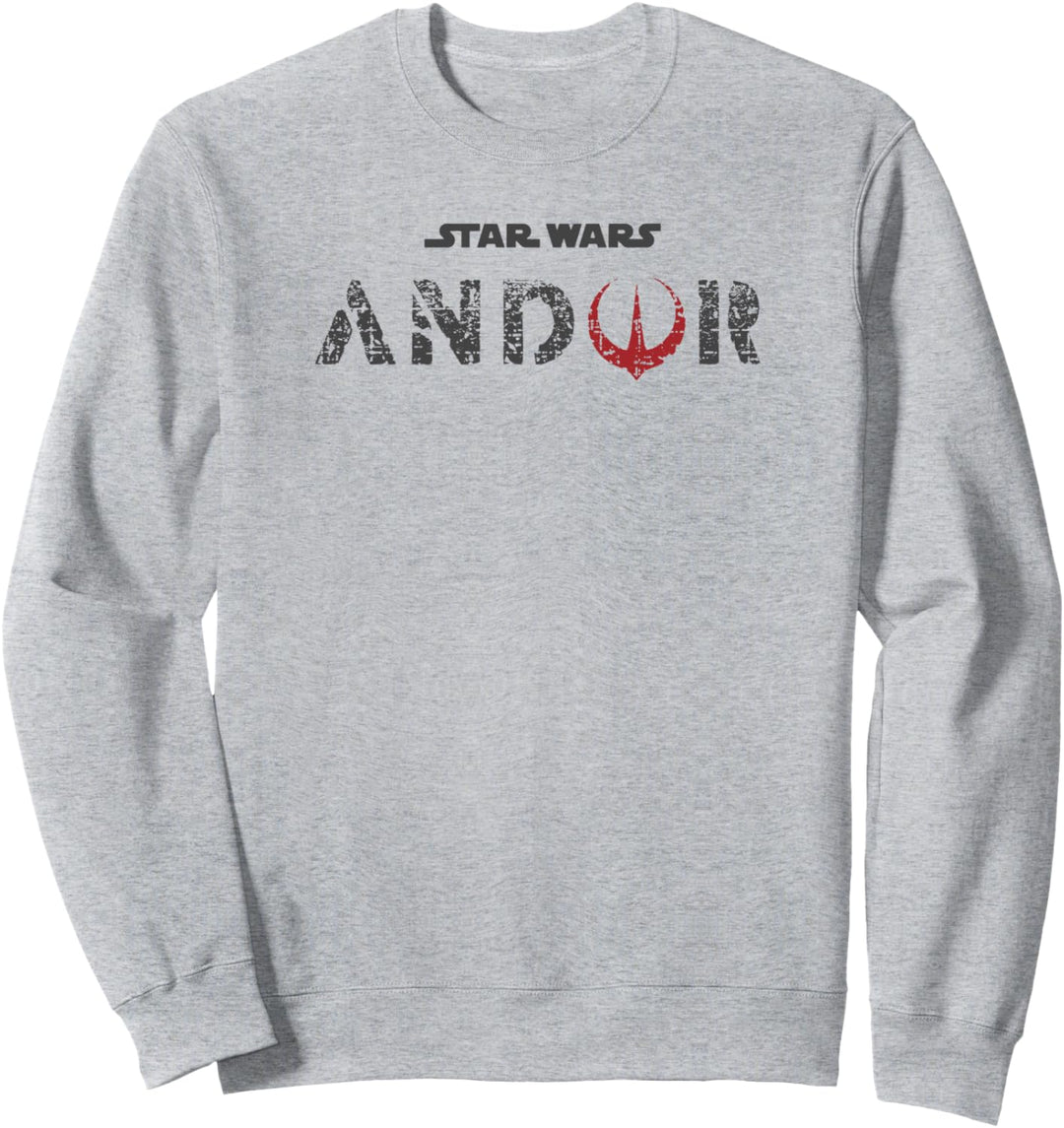 Star Wars: Andor Faded Text Rebellion Logo Fill Sweatshirt