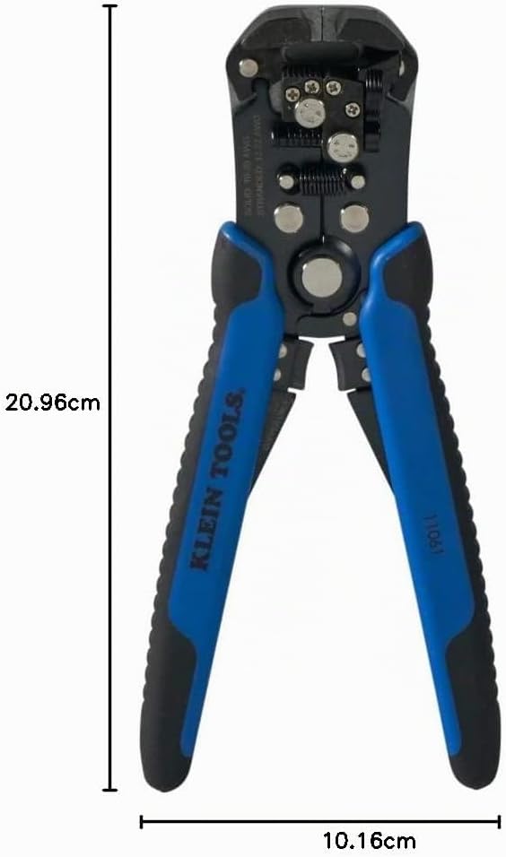 KLEIN TOOLS Abisolierzange und Schneider, selbstnachstellend Blau/Schwarz, Blau/Schwarz