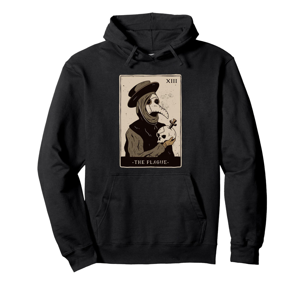 Pest Doktor Pestdoktor Vogelmaske Mittelalter Tarot Seuche Pullover Hoodie