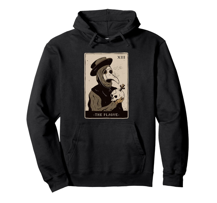 Pest Doktor Pestdoktor Vogelmaske Mittelalter Tarot Seuche Pullover Hoodie