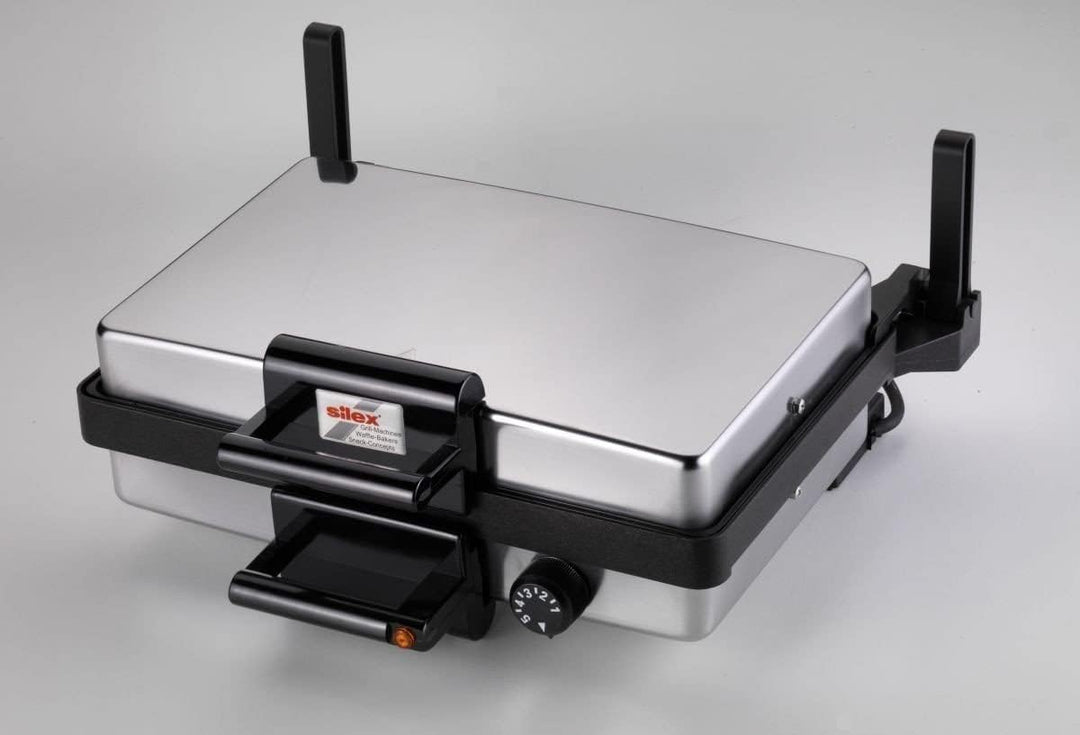 SILEX 610.15.004 Multigrill Kontaktgrill Silber + Kasserrolle Bratpfanne Toaster