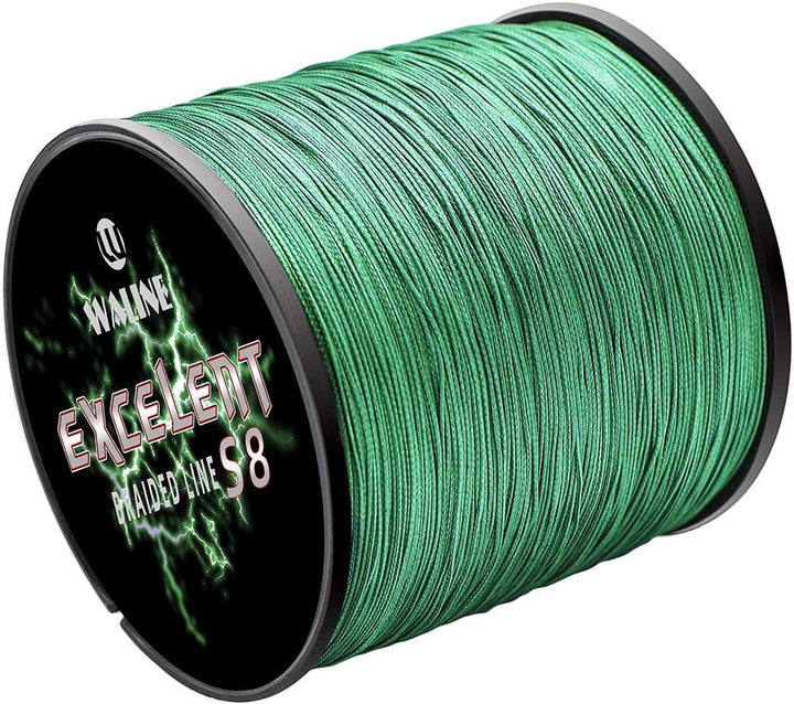 Waline 8 Stränge Super Strong PE Geflochtene Angelschnur 8fach Grün Mehrfarbig 300m 500m Angelschnur