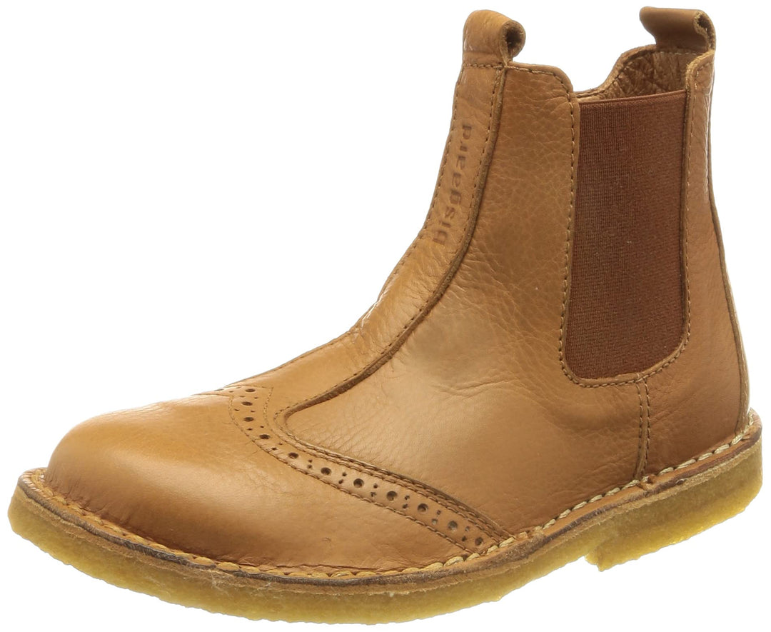 Bisgaard Unisex Kinder Nori Chelsea Boots 24 EU Cognac, 24 EU Cognac