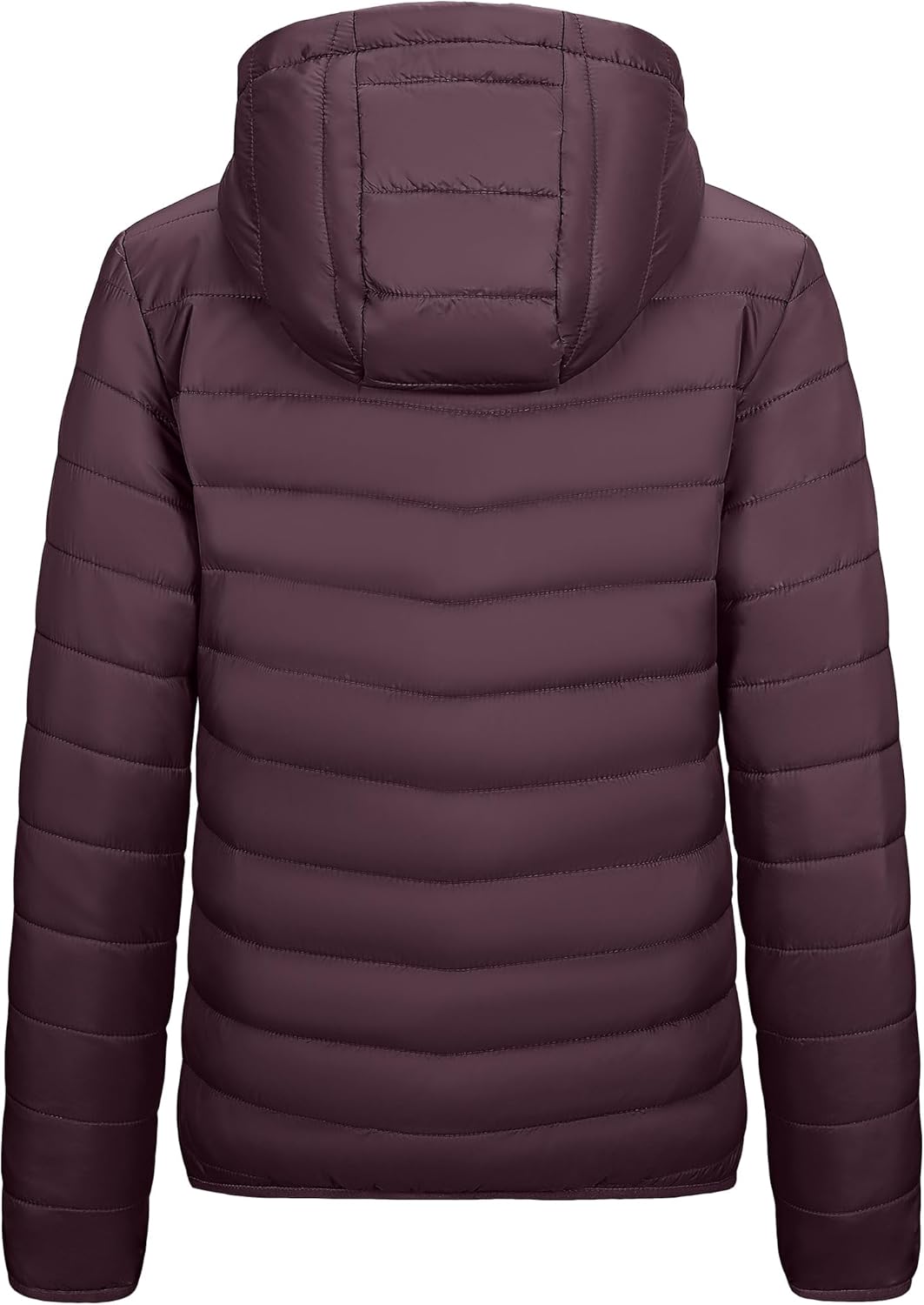 Outdoor Ventures Damen Steppjacke Leichte Packbare Übergangsjacke Warme Winterjacke mit Kapuze für F