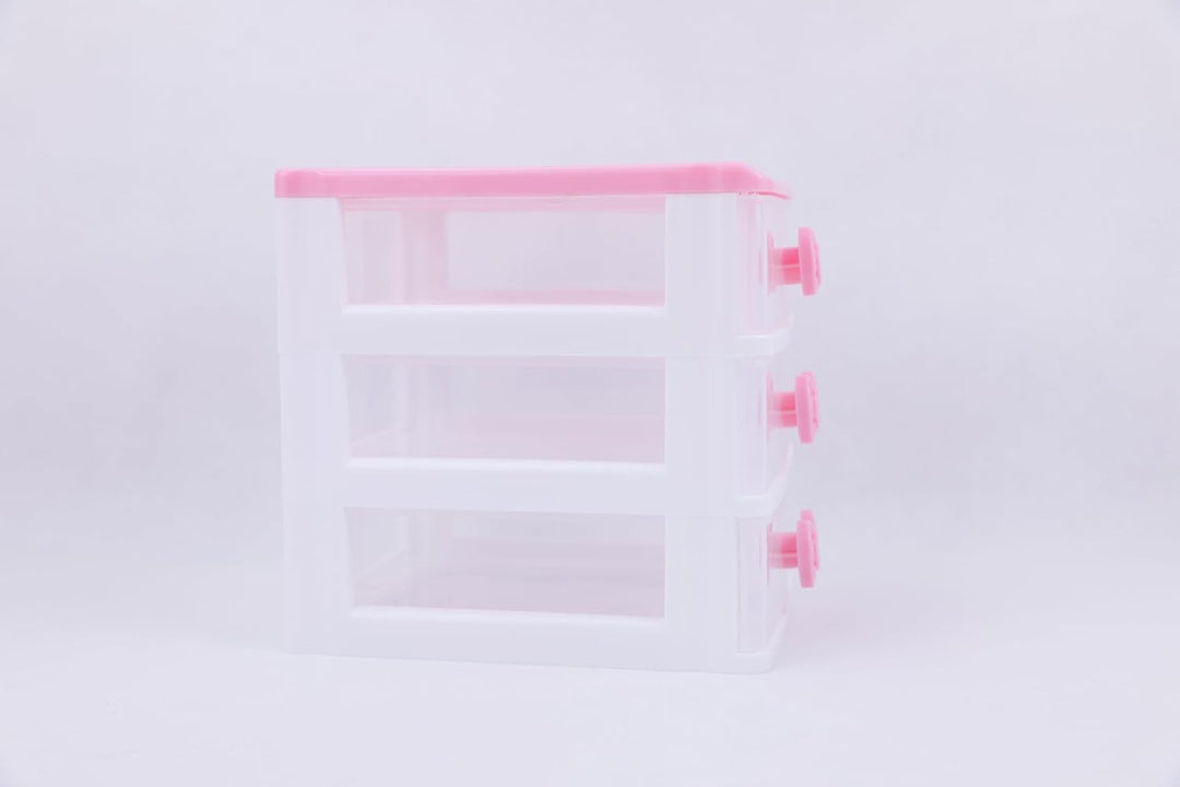 Schöne Mädchen rosa Farbe Kawaii &amp; niedliche Desktop-Schublade Aufbewahrungsbox Empfänger Organizer