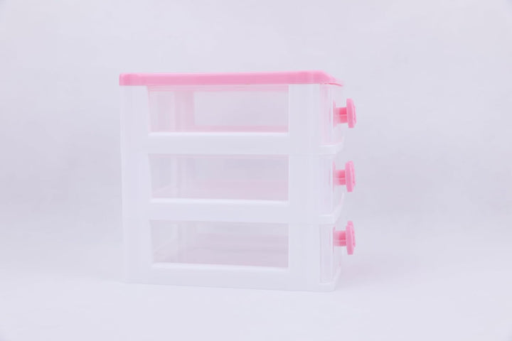 Schöne Mädchen rosa Farbe Kawaii &amp; niedliche Desktop-Schublade Aufbewahrungsbox Empfänger Organizer