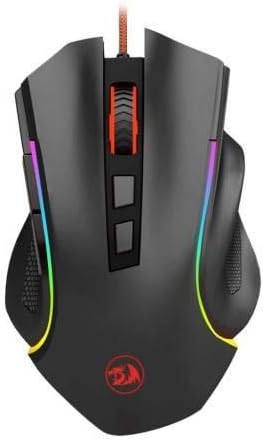 Redragon M607 Griffin Gaming Mouse, Pixart PMW3212 7200 DPI Optical Sensor, RGB Customizable Lightin